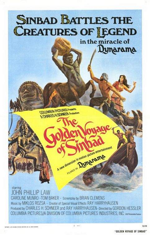 смотреть онлайн Золотое путешествие Синдбада (1973)